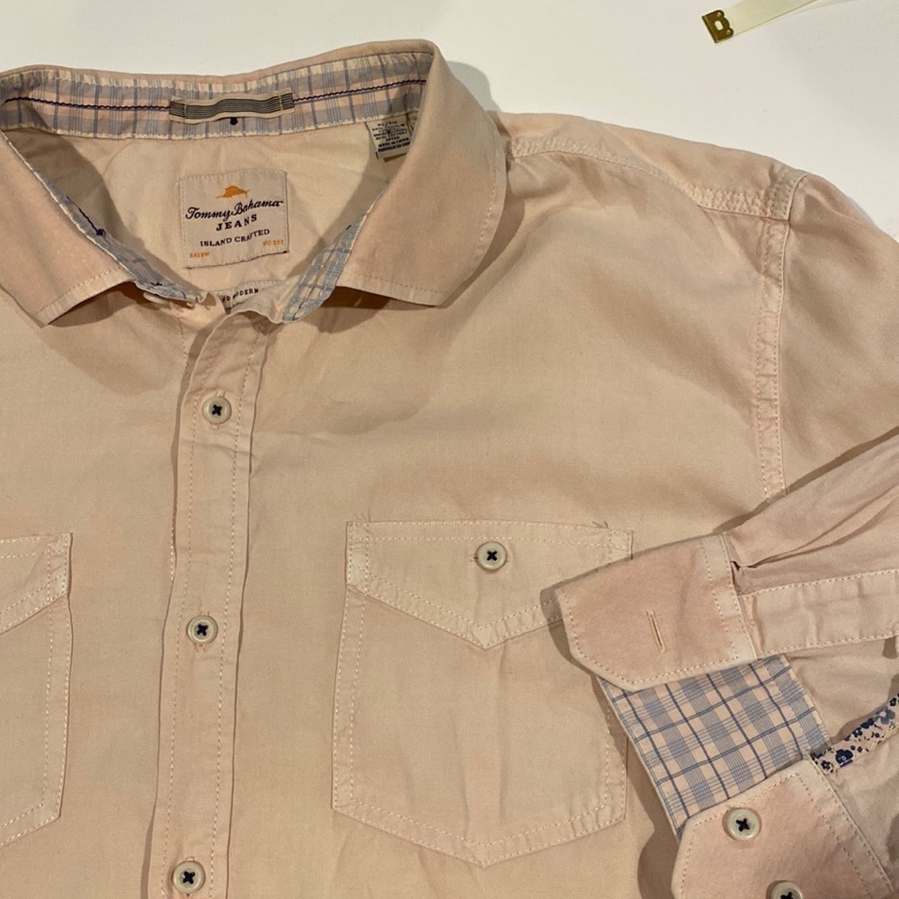 Tommy Bahama men’s long sleeve shirt size extra large island modern fit